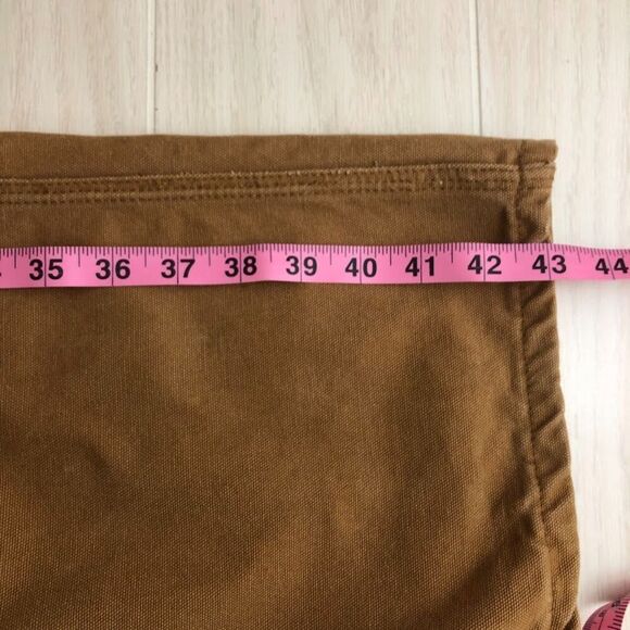 Dickies Mens Tan/Brown Carpenter Cargo Utility Work Pants Zip Closure No Tag W42 - Picture 13 of 13